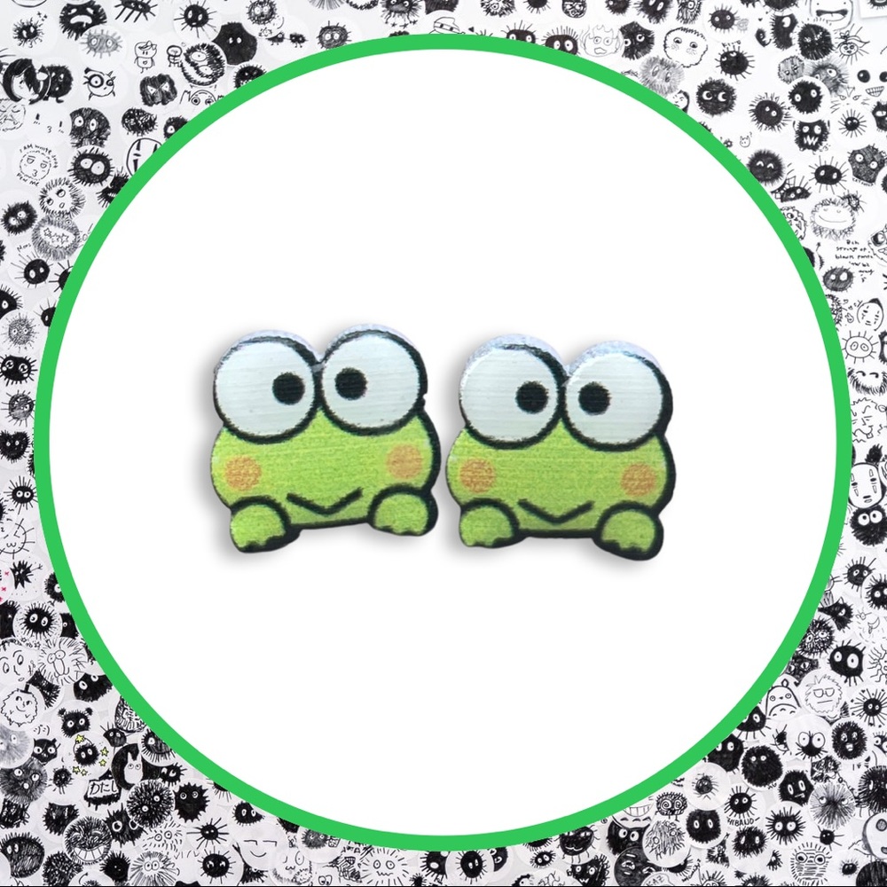 Sanrio Keroppi Stud Earrings